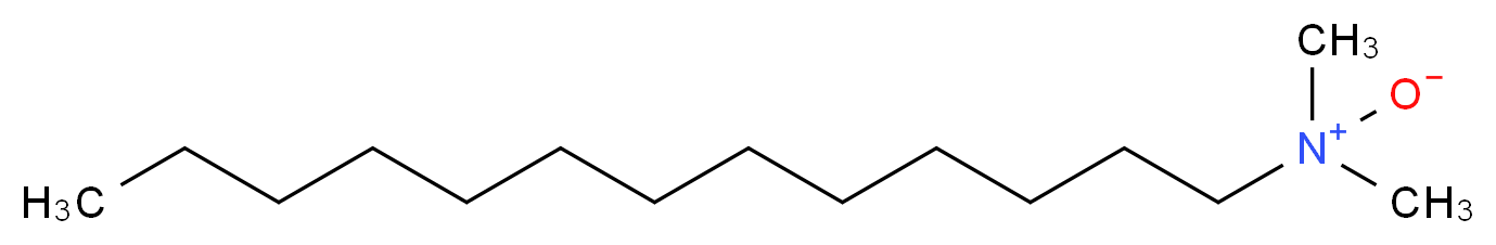 N,N-Dimethyltridecylamine N-oxide_分子结构_CAS_5960-96-3)