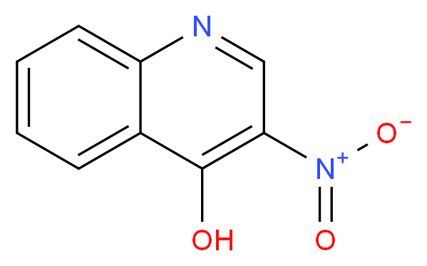 3-Nitroquinolin-4-ol_分子结构_CAS_50332-66-6)
