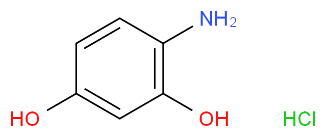 4-氨基间苯二酚 盐酸盐_分子结构_CAS_34781-86-7)