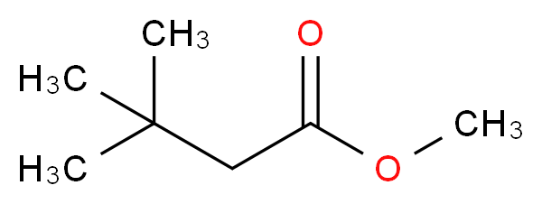 methyl 3,3-dimethylbutanoate_分子结构_CAS_10250-48-3