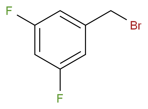 1-(bromomethyl)-3,5-difluorobenzene_分子结构_CAS_141776-91-2