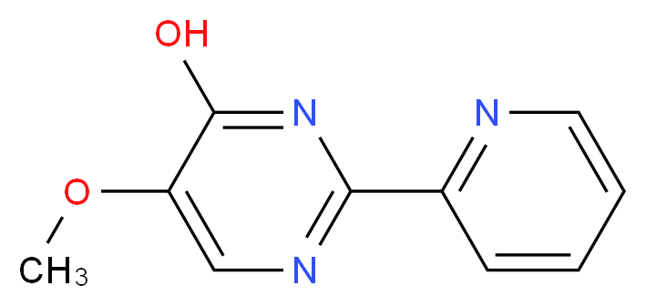 5-Methoxy-2-(2-pyridinyl)-4-pyrimidinol_分子结构_CAS_)