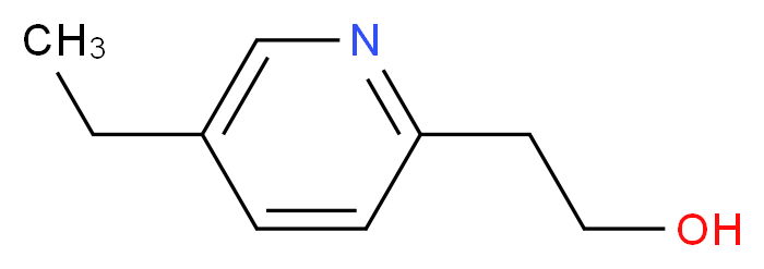 2-(5-Ethyl-2-pyridinyl)-1-ethanol_分子结构_CAS_5223-06-3)