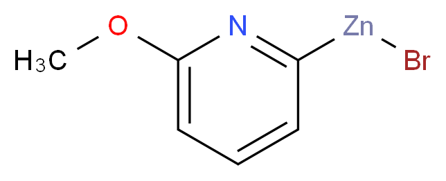 bromo(6-methoxypyridin-2-yl)zinc_分子结构_CAS_352530-39-3