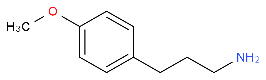 3-(4-Methoxyphenyl)propan-1-amine_分子结构_CAS_36397-23-6)