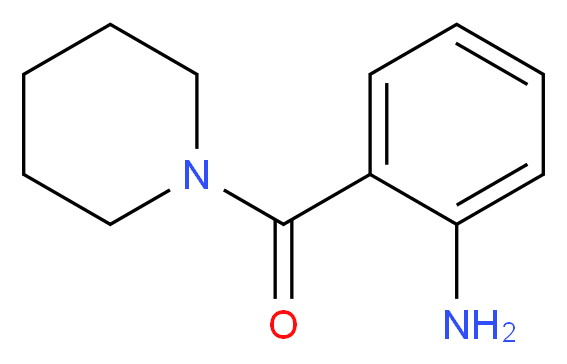 2-(piperidin-1-ylcarbonyl)aniline_分子结构_CAS_39630-25-6)