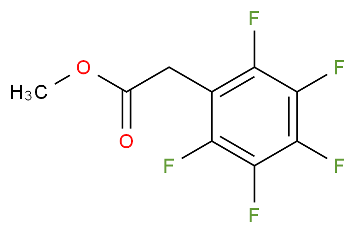 methyl 2-(pentafluorophenyl)acetate_分子结构_CAS_145682-85-5