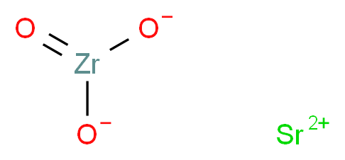 strontium(2+) ion oxozirconiumbis(olate)_分子结构_CAS_12036-39-4