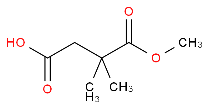 3-Carbomethoxy-3-methylbutanoic Acid_分子结构_CAS_32980-26-0)