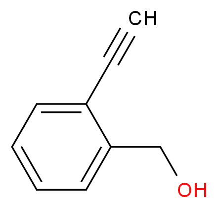 (2-ethynylphenyl)methanol_分子结构_CAS_10602-08-1