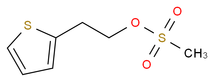 2-Thiopheneethanol Methanesulfonate_分子结构_CAS_61380-07-2)