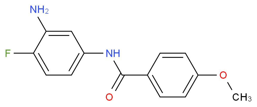 N-(3-Amino-4-fluorophenyl)-4-methoxybenzamide_分子结构_CAS_)