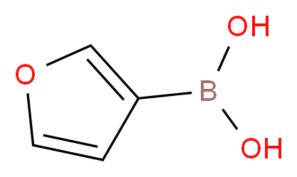 3-Furanboronic acid_分子结构_CAS_55552-70-0)