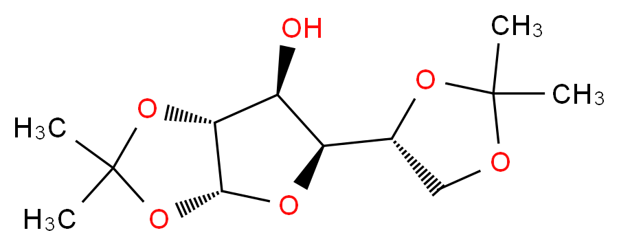 双丙酮葡萄糖_分子结构_CAS_582-52-5)