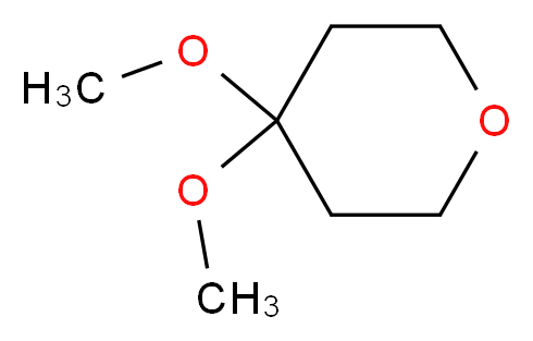 4,4-dimethoxyoxane_分子结构_CAS_28218-71-5