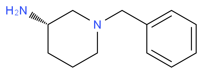 (S)-3-氨基-1-苄基哌啶_分子结构_CAS_168466-85-1)