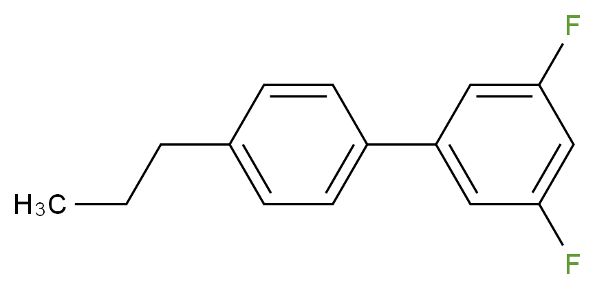 3',5'-Difluoro-4-propylbiphenyl_分子结构_CAS_137528-87-1)