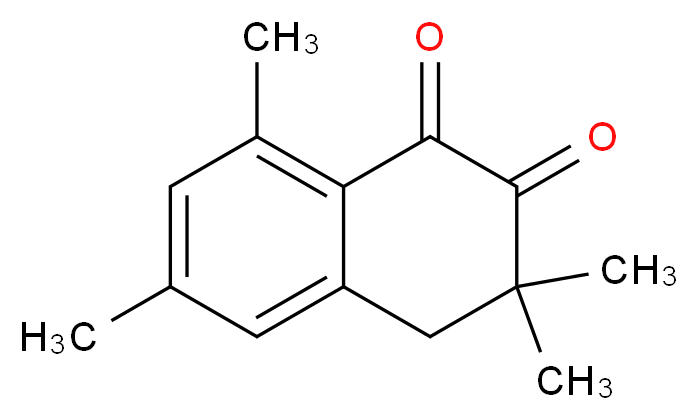 3,3,6,8-tetramethyl-3,4-dihydronaphthalene-1,2-dione_分子结构_CAS_)