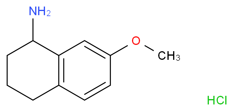 7-methoxy-1,2,3,4-tetrahydronaphthalen-1-amine hydrochloride_分子结构_CAS_)