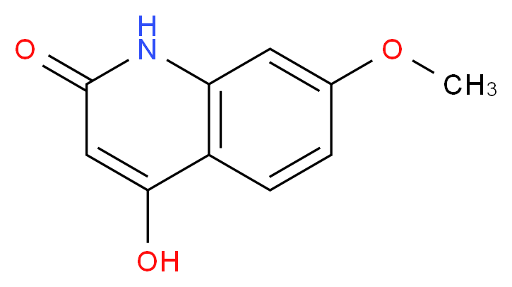 4-Hydroxy-7-methoxy-1H-quinolin-2-one_分子结构_CAS_27037-34-9)