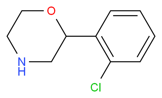 2-(2-chlorophenyl)morpholine_分子结构_CAS_)