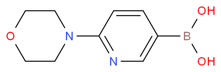 6-(4-MORPHOLINYL)-3-PYRIDINYLBORONIC ACID_分子结构_CAS_904326-93-8)