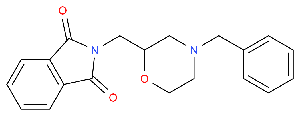 2-[(4-benzylmorpholin-2-yl)methyl]-2,3-dihydro-1H-isoindole-1,3-dione_分子结构_CAS_)