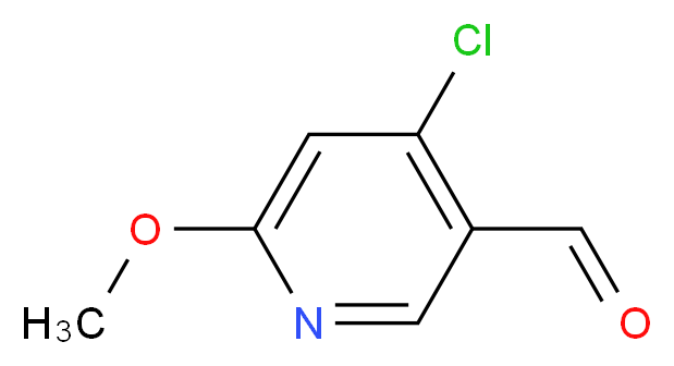 4-chloro-6-methoxynicotinaldehyde_分子结构_CAS_1060806-50-9)