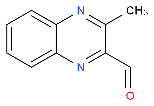 3-methylquinoxaline-2-carbaldehyde_分子结构_CAS_25519-55-5