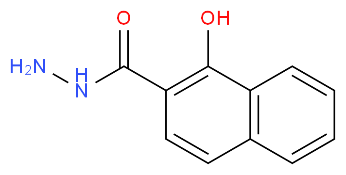 1-hydroxynaphthalene-2-carbohydrazide_分子结构_CAS_7732-44-7