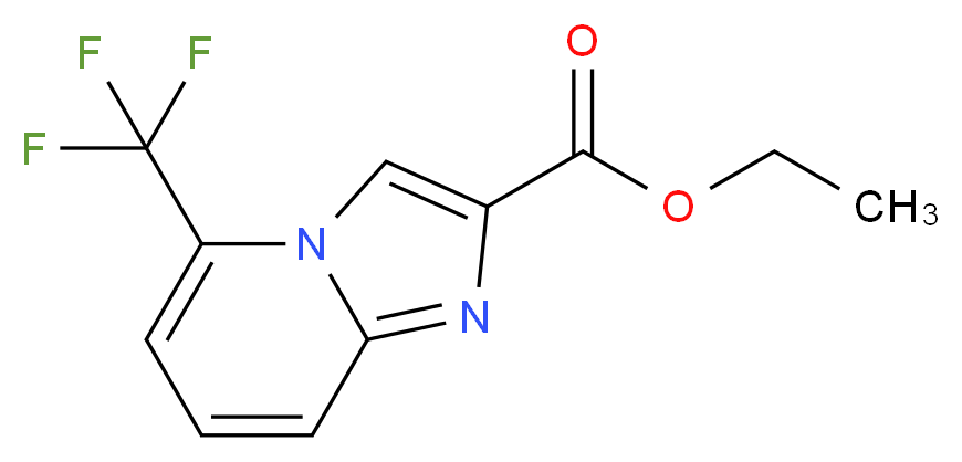 Ethyl 5-(trifluoromethyl)imidazo[1,2-a]pyridine-2-carboxylate_分子结构_CAS_1260885-46-8)