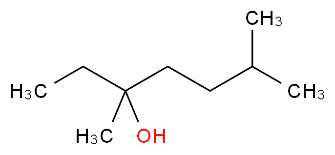 3,6-dimethylheptan-3-ol_分子结构_CAS_1573-28-0