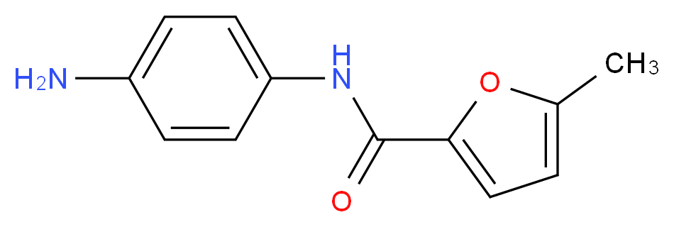 N-(4-aminophenyl)-5-methyl-2-furamide_分子结构_CAS_727387-19-1)