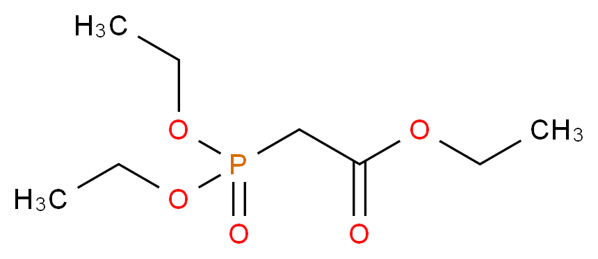 Diethyl (ethoxycarbonylmethyl)phosphonate_分子结构_CAS_867-13-0)