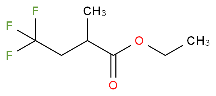 Ethyl 2-methyl-4,4,4-trifluorobutyrate 95%_分子结构_CAS_136564-76-6)