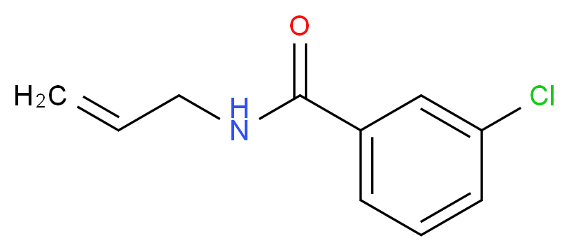 N-Allyl-3-chlorobenzenecarboxamide_分子结构_CAS_35306-52-6)