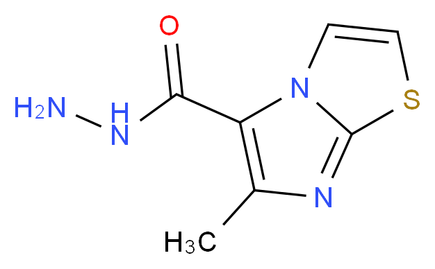 6-Methylimidazo[2,1-b][1,3]thiazole-5-carbohydrazide_分子结构_CAS_161563-79-7)