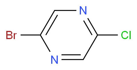 2-Bromo-5-chloropyrazine_分子结构_CAS_912773-21-8)