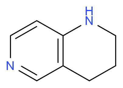 1,2,3,4-tetrahydro-1,6-naphthyridine_分子结构_CAS_13623-84-2)