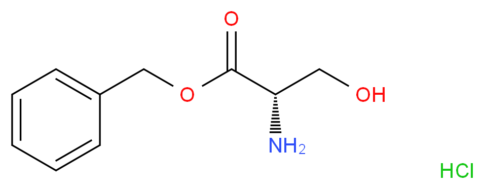 L-丝氨酸苄酯盐酸盐_分子结构_CAS_60022-62-0)