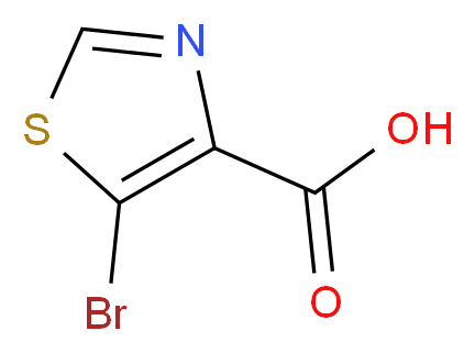 5-Bromothiazole-4-carboxylic acid_分子结构_CAS_103878-58-6)