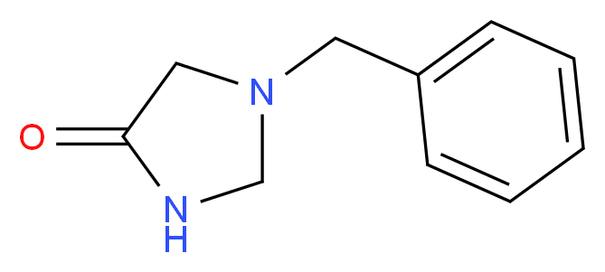 1-benzylimidazolidin-4-one_分子结构_CAS_114981-11-2