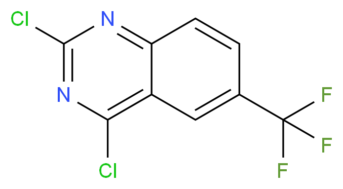 2,4-dichloro-6-(trifluoromethyl)quinazoline_分子结构_CAS_864291-30-5