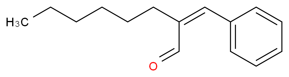 (2Z)-2-(phenylmethylidene)octanal_分子结构_CAS_101-86-0