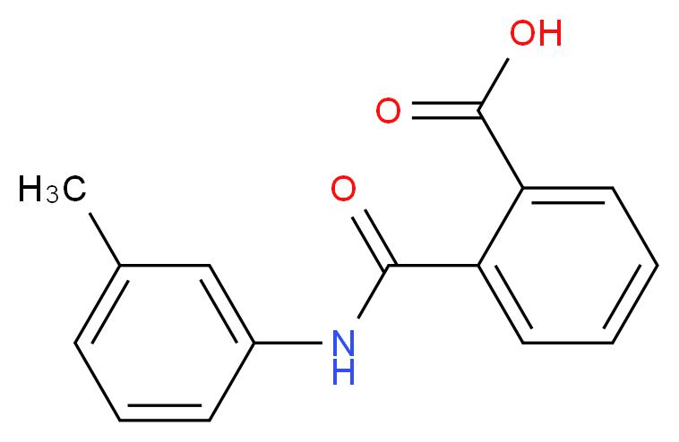 2-[(3-methylphenyl)carbamoyl]benzoic acid_分子结构_CAS_85-72-3