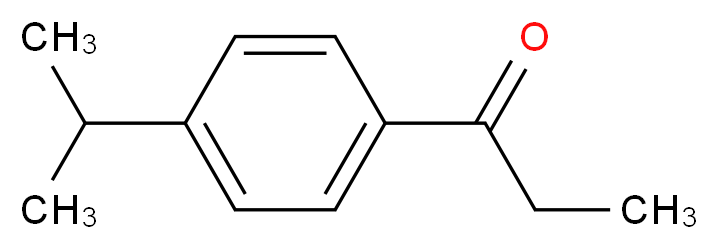 1-(4-Isopropylphenyl)propan-1-one_分子结构_CAS_)