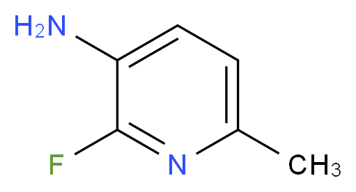 2-fluoro-6-methylpyridin-3-amine_分子结构_CAS_374633-34-8