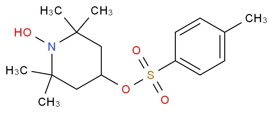 2,2,6,6-Tetramethyl-4-(4'-toluenesulfonate)piperidinooxyl_分子结构_CAS_42495-21-6)