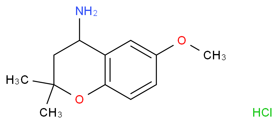 6-Methoxy-2,2-dimethyl-chroman-4-ylamine hydrochloride_分子结构_CAS_)