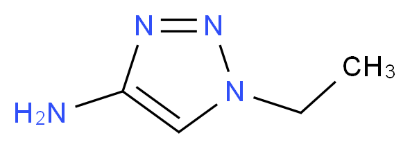 1-ethyl-1H-1,2,3-triazol-4-amine_分子结构_CAS_802915-18-0)